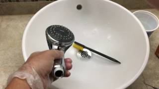 How To Clean and Maintain A Handheld Shower Head [upl. by Aihsila]