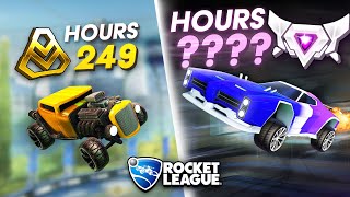 How long does it take to reach every rank in Rocket League [upl. by Llennor]