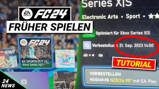 EA FC früher spielen durch diesen Trick 😎🔥 Tutorial  Only Xbox  EA FC 24 Early Access [upl. by Meris]