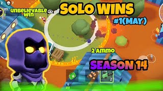 Solo Wins 1 MayBattlelands Royale Season 14Virtual Peace Gaming [upl. by Shaefer]