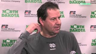 UND hockey press conference 101415 Brad Berry [upl. by Radack]