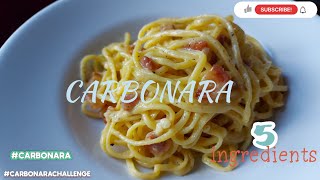 Carbonara sauce  Easy carbonara  Pasta alla carbonara  Authentic carbonara [upl. by Carberry]