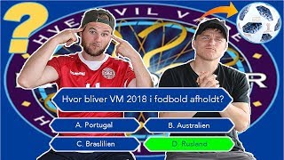 HVEM VIL VÆRE MILLIONÆR FODBOLD QUIZ [upl. by Airretnahs516]