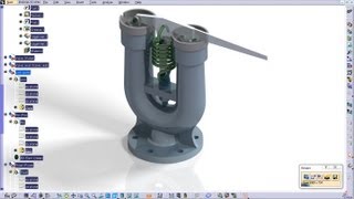 Catia V5 TutorialU shaped Ramsbottom Safety ValveSafety ValveSimple Beginners [upl. by Talbott]