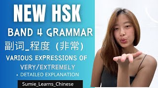 【NEW HSK】IMPORTANT Grammar副词程度 Adverb To What Extend  BAND 4  various expressions of extremely [upl. by Gemma692]