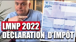 Comment faire sa déclaration dimpôt immobilier en LMNP pour 2022 [upl. by Rahas18]