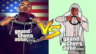 فرق بين العربي والامريكي في قراند Differences Between Americans And Arabs in GTA5 [upl. by Thaddaus]