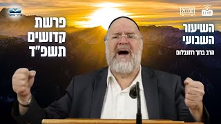 השיעור השבועי פרשת קדושים תשפquotד  הרב ברוך רוזנבלום  מבקשי ה אלעד [upl. by Amadis921]