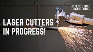 8 laser cutting machines in action [upl. by Elsie102]