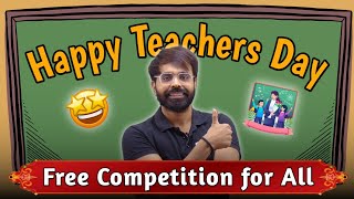 TEACHERS DAY FREE COMPETITION FOR ALL  PRIYESHSIR VIDHYAPEETH [upl. by Angrist367]