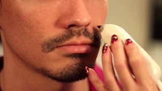 How to Shave Around a Mustache amp Goatee  Mens Grooming Tips [upl. by Terrena72]