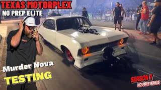 Street outlaws No prep kings Texas Motorplex  Second test [upl. by Argella]