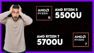 AMD Ryzen 5 5500U vs AMD Ryzen 7 5700U Comparison [upl. by Freida231]