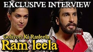 Ram leela  Deepika Padukone amp Ranveer Singh talk about Nagada Sang Dhol Kiss Sonakshi amp more [upl. by Teragramyram]