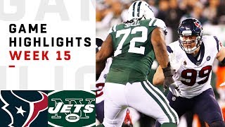 Texans vs Jets Week 15 Highlights  NFL 2018 [upl. by Aerdnaxela]