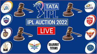 Tata IPL Player Auction Live Streaming  IPL 2022 Mega Auction Live  IPL Player Auction 2022 Live [upl. by Durtschi]