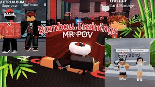 BAMBOU TRAININGS  MR Perspective [upl. by Valiant138]