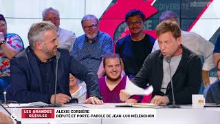 Alexis Corbière vs Daniel Riolo  échanges explosifs dans les quotGrandes Gueulesquot de RMC [upl. by Tiphanie]