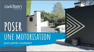 Comment installer une motorisation moteur de portail coulissant  avidsen vous explique tout [upl. by Wichern519]