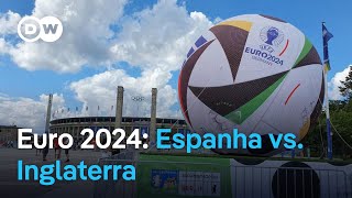 Final EURO2024 Espanha vs Inglaterra Prématch [upl. by Fachanan]