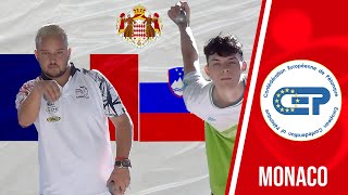 Les deux finales 👍 du tir de précision pétanque  Championnats dEurope Espoirs  Championship 2023 [upl. by Oderfliw]