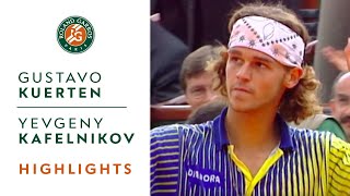 Gustavo Kuerten v Yevgeny Kafelnikov Highlights  Mens Quarterfinals I RolandGarros 1997 [upl. by Jermain287]