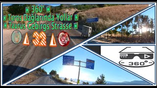 ▣ 𝟛𝟞𝟘° ▣ Toros Dağlarında Yollar Taurus Gebirgs Strasse ▣ 32 [upl. by Trebma]