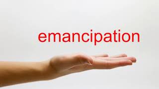 How to Pronounce emancipation  American English [upl. by Suillenroc]