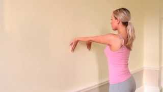 How to do a forearm flexor wall stretch both sides [upl. by Tish]