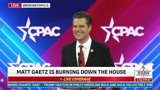 FULL SPEECH Rep Matt Gaetz Addresses CPAC 2024 in DC  22324 [upl. by Ayaj]