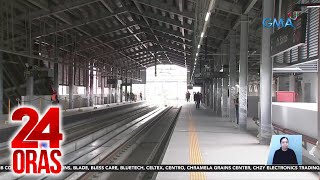 Phase 1 ng LRT1 Cavite Extension na nagdurugtong sa Pasay at ilang bahagi ng  24 Oras [upl. by Auqinehs]