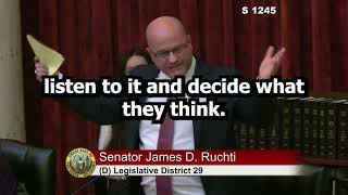 Idaho State Senator James Ruchti summarizes his remarks in opposition to SB 1245 [upl. by Ruamaj876]