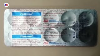 Flatuna Tablet  Simethicone and Activated Charcoal Tablet  Flatuna Tablet Uses Benefits Dosage [upl. by Sclater]