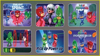 Top 7 PJ Masks Games Pj Masks HQ Pj Masks Starlight Sprint Moonfizzle MadnessPick up Power Up [upl. by Reema]