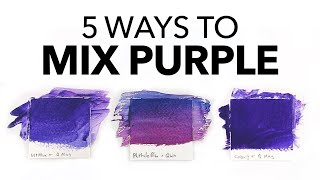 What Colors Make Purple The Ultimate Guide to Mixing Purple [upl. by Daggett]