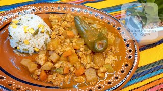 Picadillo Mexicano de Pollo 🎈🌿☘🧄🧅✨🌶🍡🎉🎊😘👨‍🍳😘 [upl. by Elatsyrk]