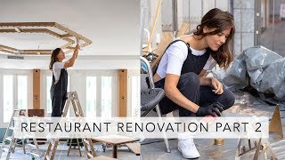 RESTAURANT RENOVATION UPDATE  Vlog  Sofia Clara [upl. by Casie]