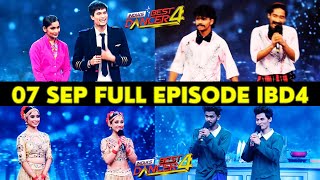 07 September 2024 Full Episode Indias Best Dancer 4  All Contestants Scoring Today in IBD Season 4 [upl. by Yeldua]