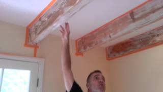 How to Stain Wood Beams Shafran Construction West Hollywood 8187350509 [upl. by Erick]