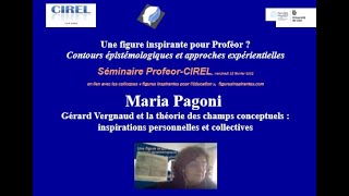 16 Maria PAGONI  Gérard Vergnaud et la théorie des champs conceptuels [upl. by Sunderland236]