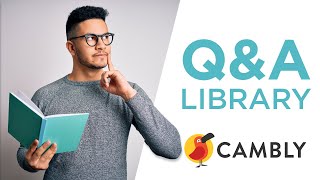 Lesson Materials for Cambly Tutors  Cambly Library QampA [upl. by Alair]