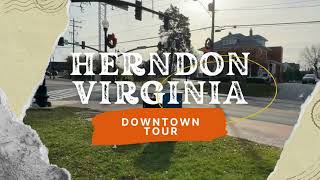 Herndon Virginia  Downtown Tour [upl. by Lebiram396]