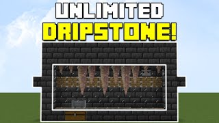 117 Pointed Dripstone Farm Easy  Automatic  Minecraft Java  Bedrock 117 Tutorial [upl. by Eberle]