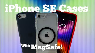 iPhone SE 3 Case Review with MagSafe Included Spigen Apple ESR [upl. by Screens]