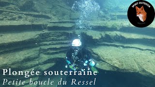 Plongée sout  Petite boucle du Ressel cavediving nature diving [upl. by Eronaele]