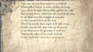 Sonnet 73 That time of year thou mayst in me behold [upl. by Parfitt]