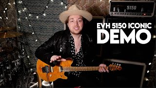 EVH 5150 Iconic Amp Demo w 90’s Van Halen Tone and EBMM EVH Signature Guitar [upl. by Cowles]