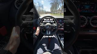 2025 GLA 35 AMG 060 MPH Acceleration [upl. by Fabrianna]