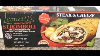 Leonetti’s Handmade Stromboli Steak amp Cheese Review [upl. by Adnohrahs129]