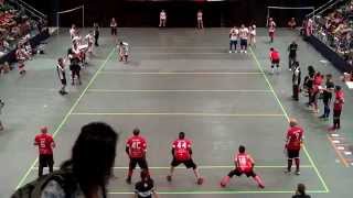 Canada vs USA  Mens Final  Dodgeball World Championship 2014  2nd Half [upl. by Elyc]